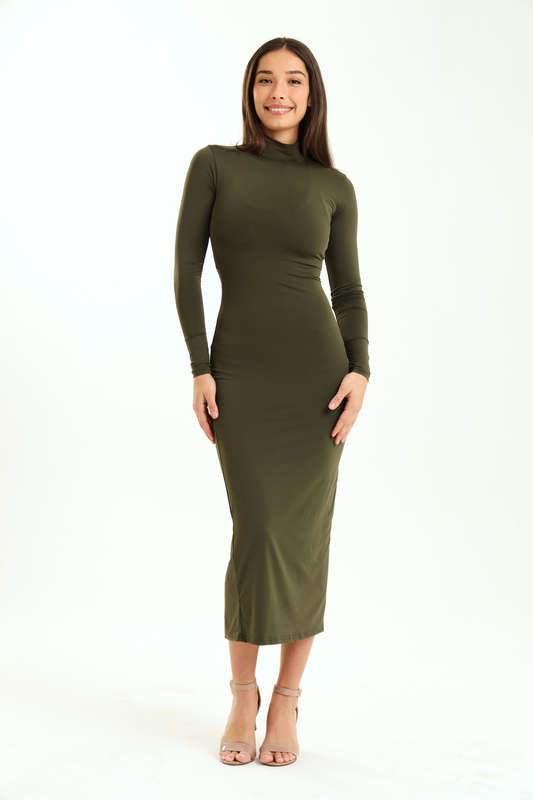 Lucy Skin Tight Long Sleeve Bodycon Dress