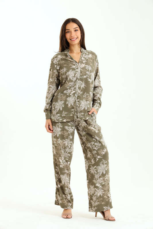 Nora 2 Piece Floral Printed Slack Suit