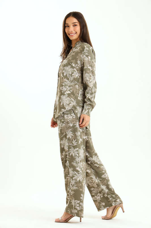 Nora 2 Piece Floral Printed Slack Suit