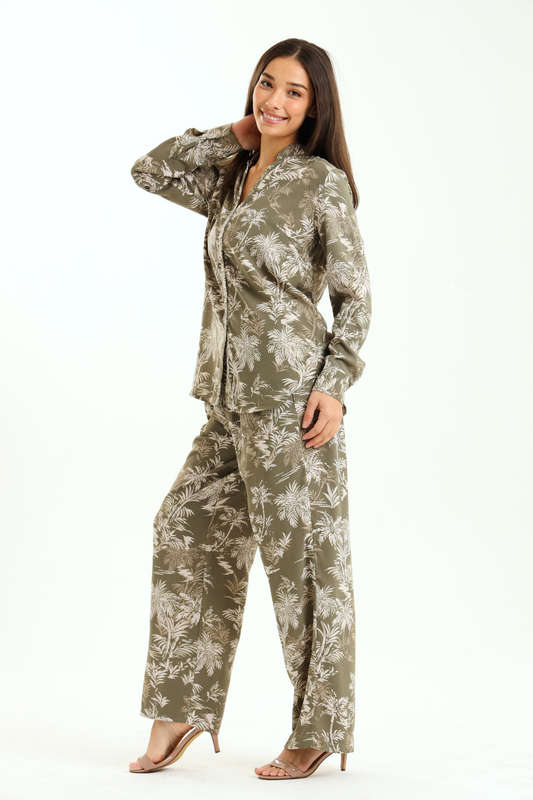 Nora 2 Piece Floral Printed Slack Suit