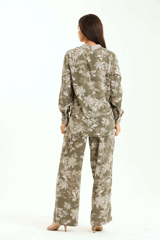 Nora 2 Piece Floral Printed Slack Suit