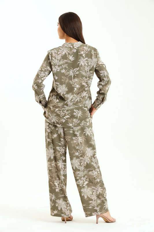 Nora 2 Piece Floral Printed Slack Suit