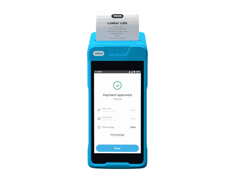 Khumo Print Card Machine