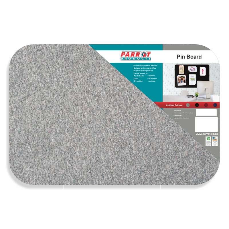 Adhesive Pin Board (No Frame - 900*600mm - Grey)