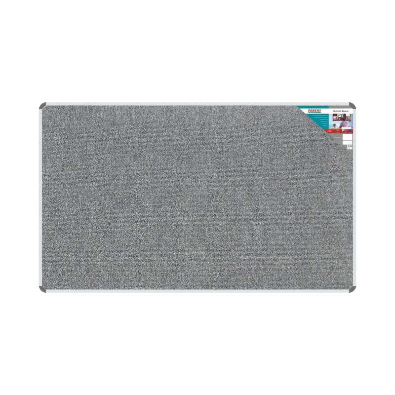 Bulletin Board Ribbed Aluminium Frame (2000x1200mm - Laurel)