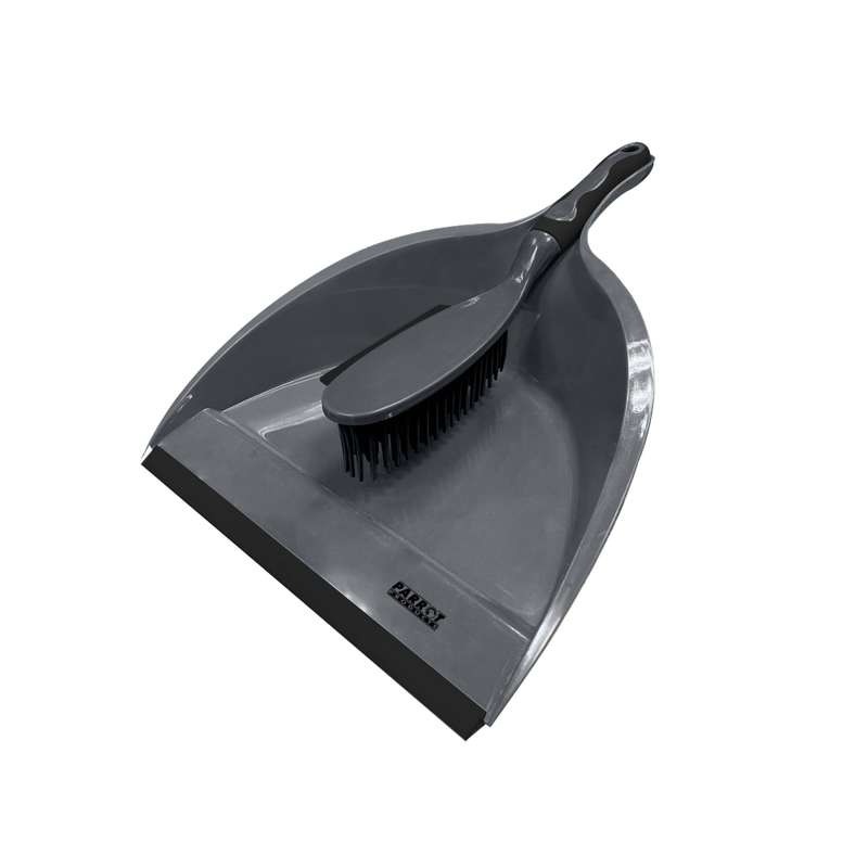 Janitorial Rubber Dustpan and Brush