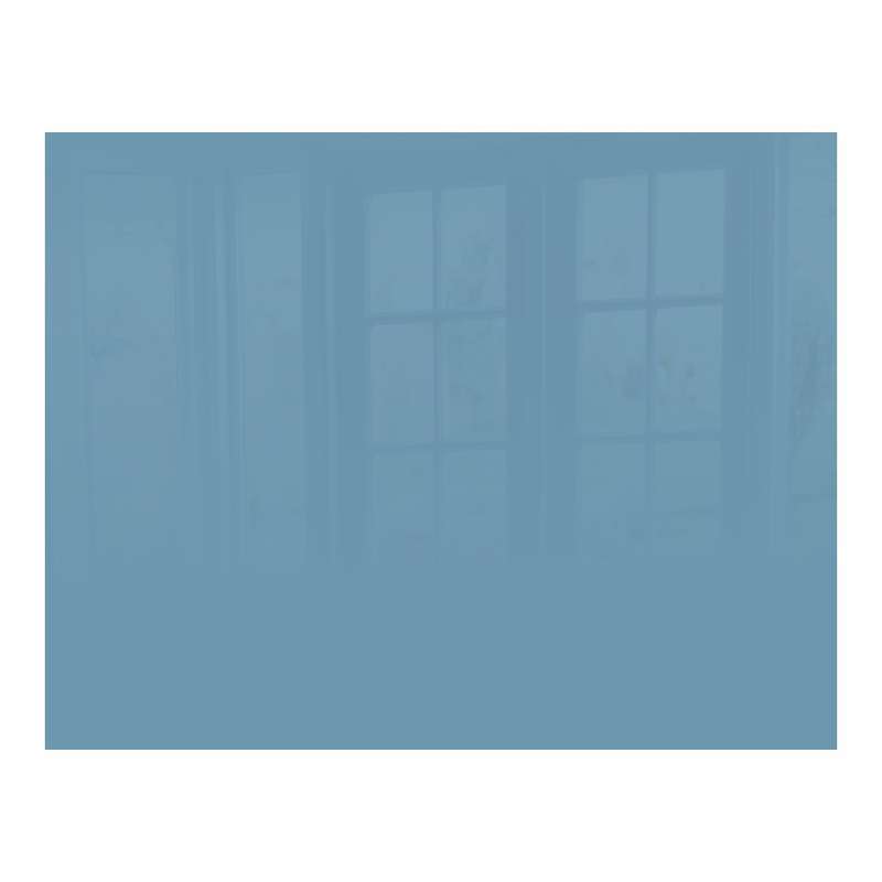 Decorative Glass Wall Tile (898 X 700 X 6mm) Pastel Blue