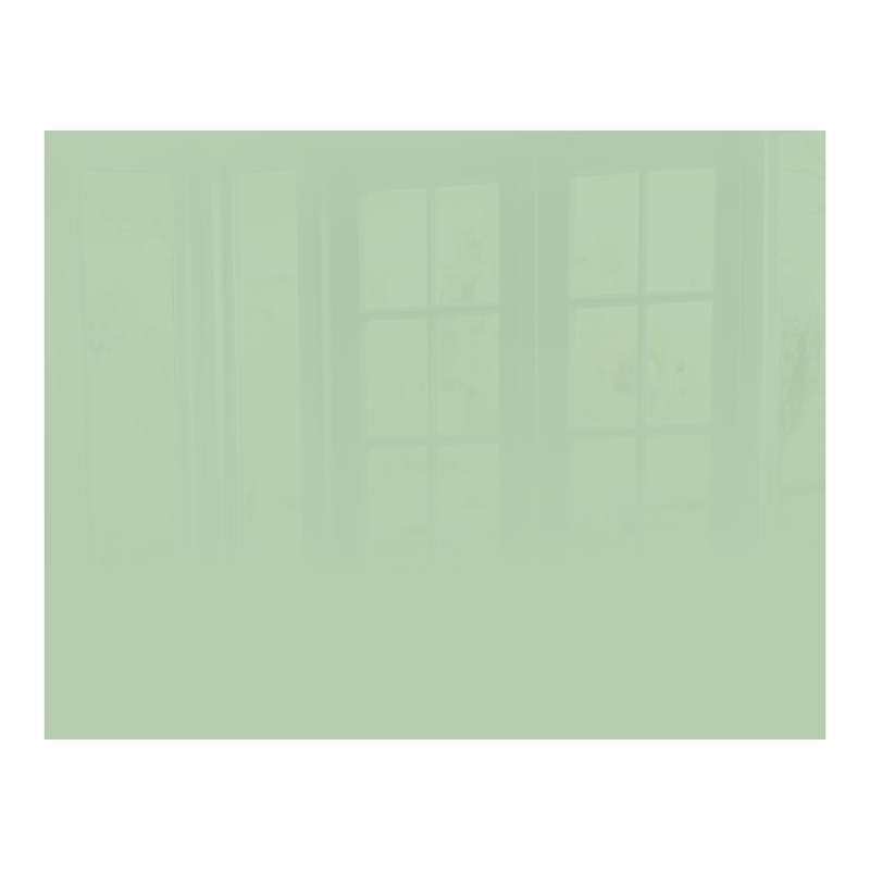Decorative Glass Wall Tile (898 X 700 X 6mm) Pastel Green
