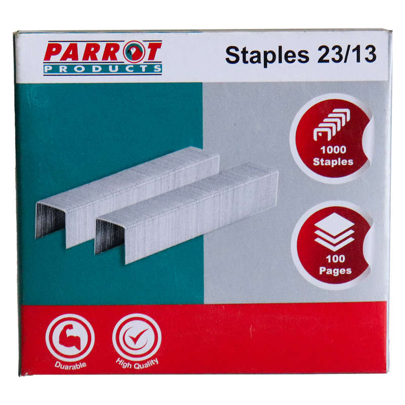 Staples (Staple Size: 23/13 - Box of 1000 - 100 Pages)