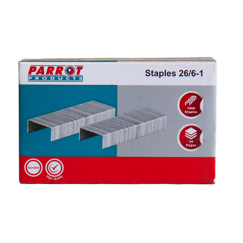 Staples (Staple Size: 26/6 - No.56 - Box of 1000 - 30 Pages)