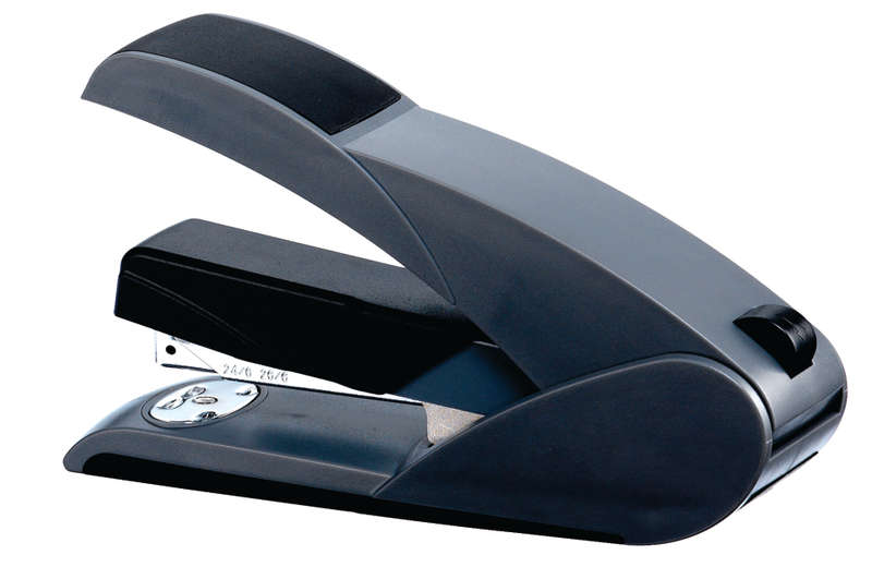 Light Touch Plastic Stapler 105*(24/6 26/6) Black