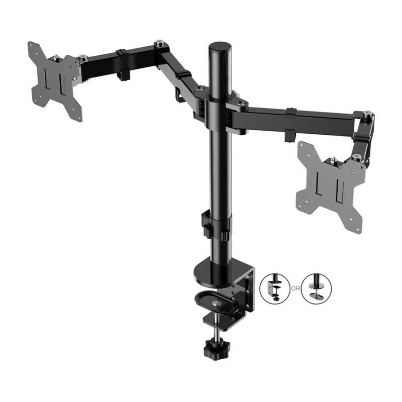 BRACKET - MONITOR CLAMP DUAL ARM ECONO