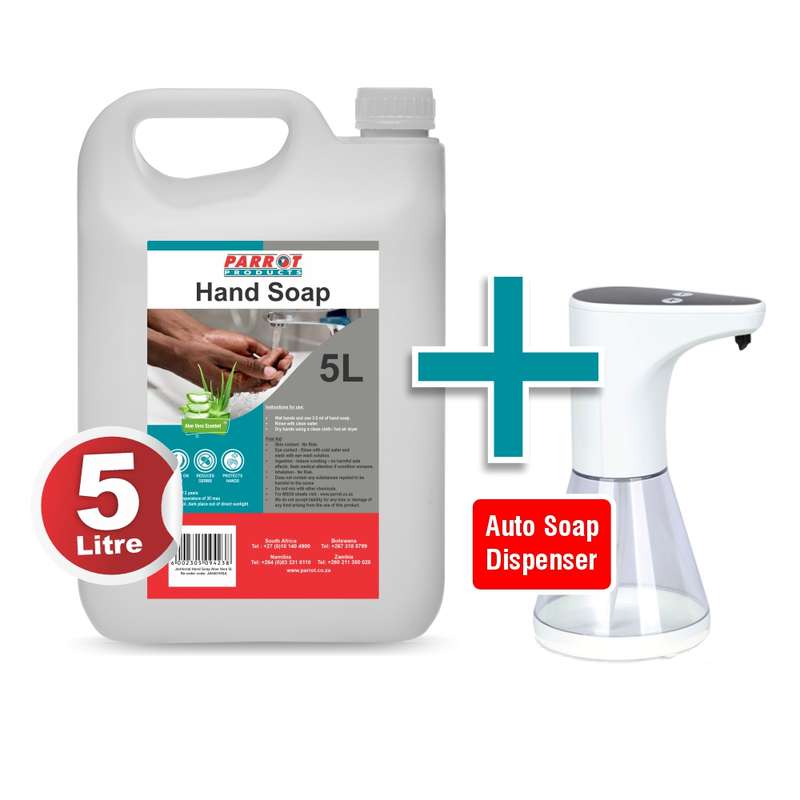 PROMO BUNDLE ALOE HAND SOAP + AUTO COUNTER SOAP DISPENSER