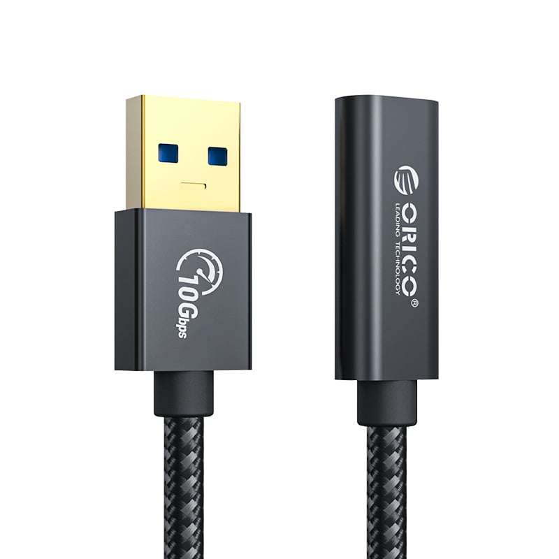 Orico USB3.1 Male to Type-C Female Braided Data Cable 1M