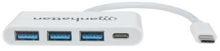 Manhattan 3-Port Type-C USB 3.0 Hub