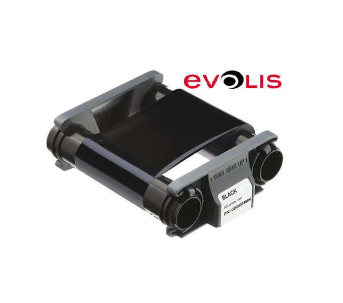 Evolis Black Monochrome Printer Ribbon