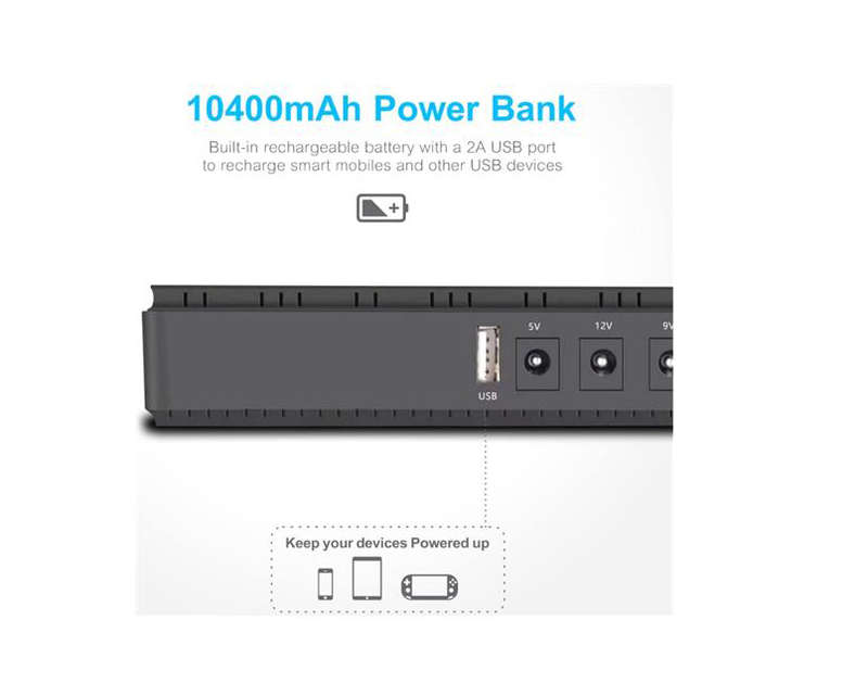 Solarix 10400mAH Micro UPS