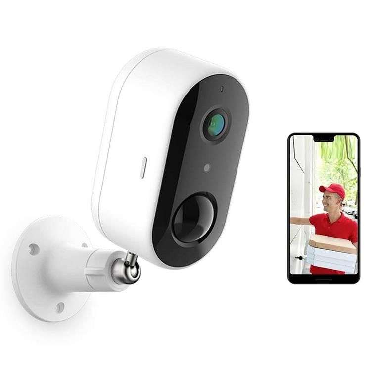 Laxihub W1+SP2 1080p Wireless Battery Camera including Solar Panel