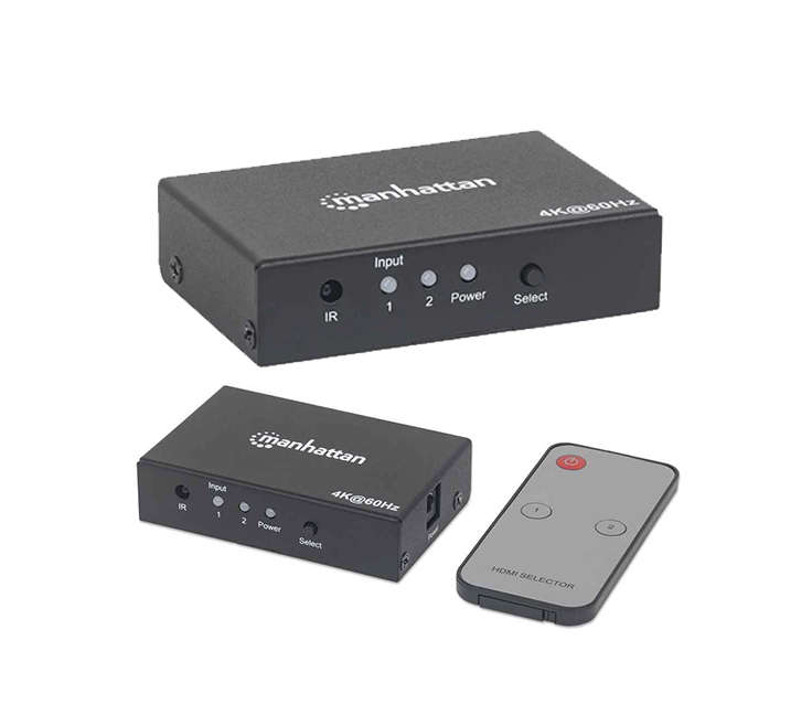 Manhattan 4K 2-Port HDMI Switch