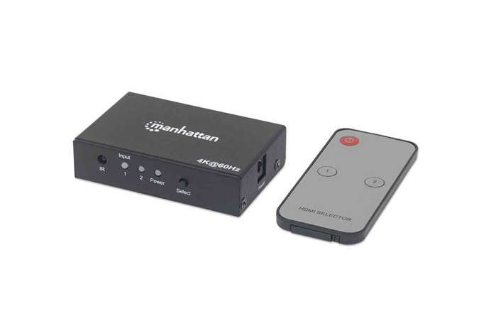 Manhattan 4K 2-Port HDMI Switch