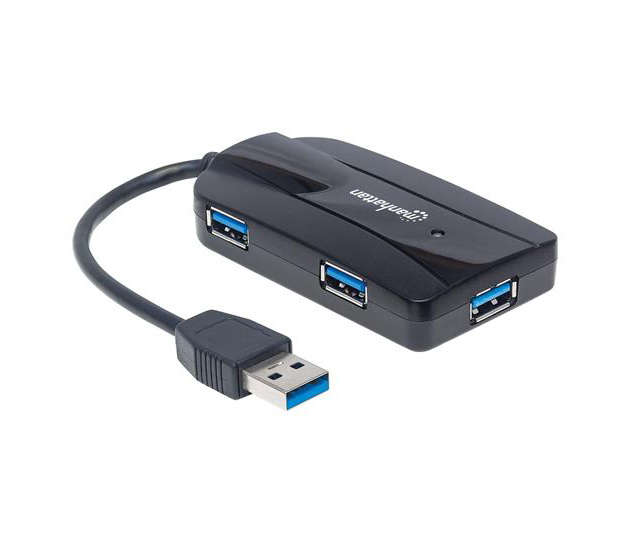 Manhattan SuperSpeed USB 3.0 Hub and Card Reader/Writer