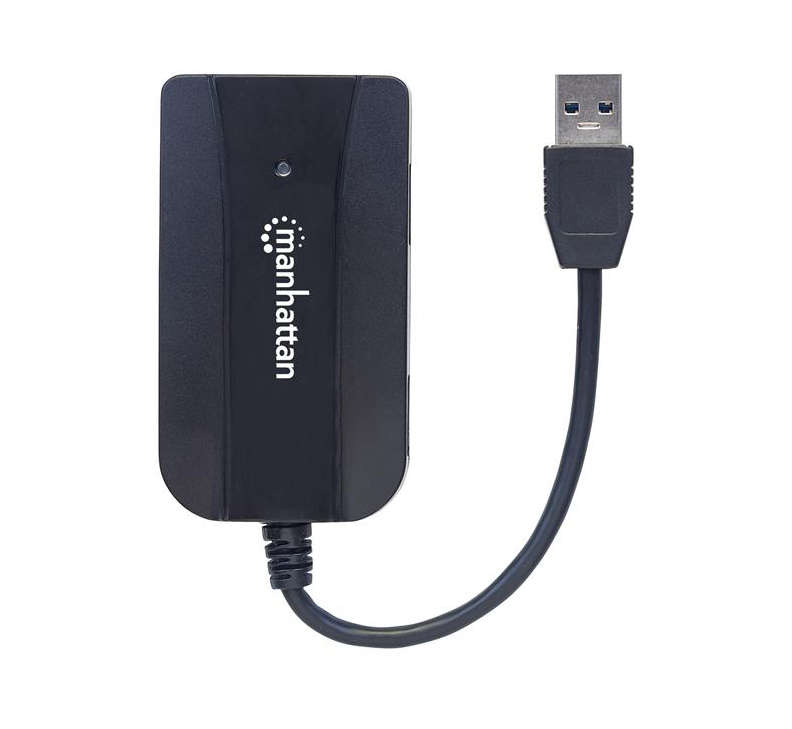 Manhattan SuperSpeed USB 3.0 Hub and Card Reader/Writer