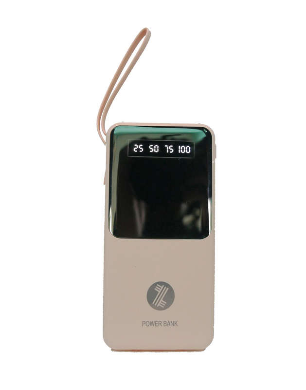 Viaking Power Bank 10000 mAh Capacity- Colour Light Pink