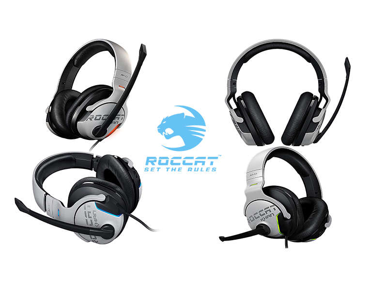 Roccat Khan AIMO RGB Virtual 7.1 Surround Sound White