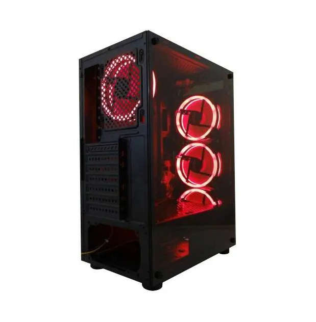 UniQue Gaming Case No PSU With 4 LED Fan