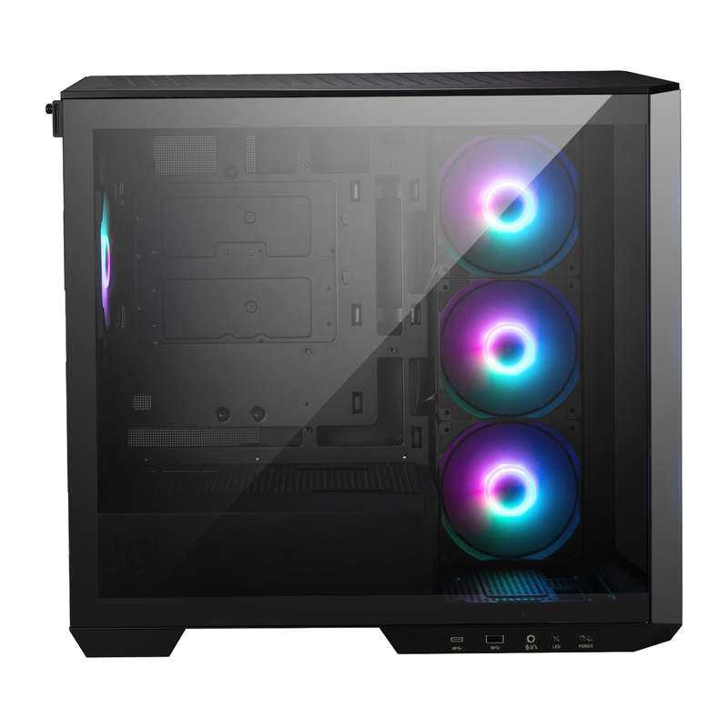 MSI MAG PANO M100R PZ M-ATX ARGB Gaming Chassis  Black
