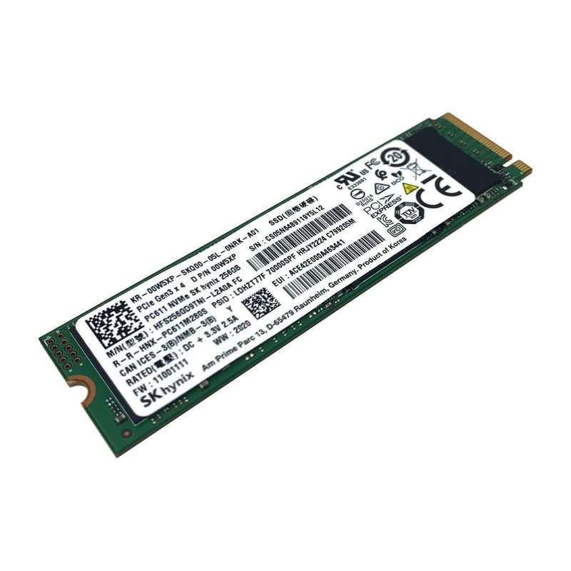 SK Hynix PC711 512GB Internal SSD, M.2 2280, PCIe Gen3 x4 NVMe Interface, OPAL 2.0, 3.3 V | HFS512GD