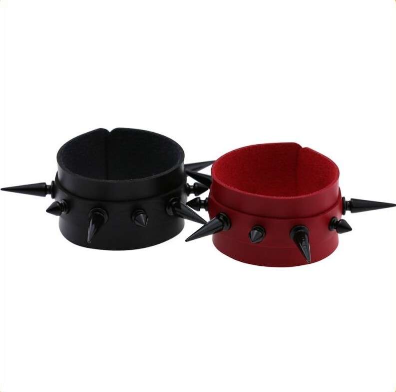 Gothic BDSM Long Spikes Unisex Bracelet