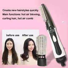 2 IN 1 HOT BRUSH HAIR STYLER COMBO