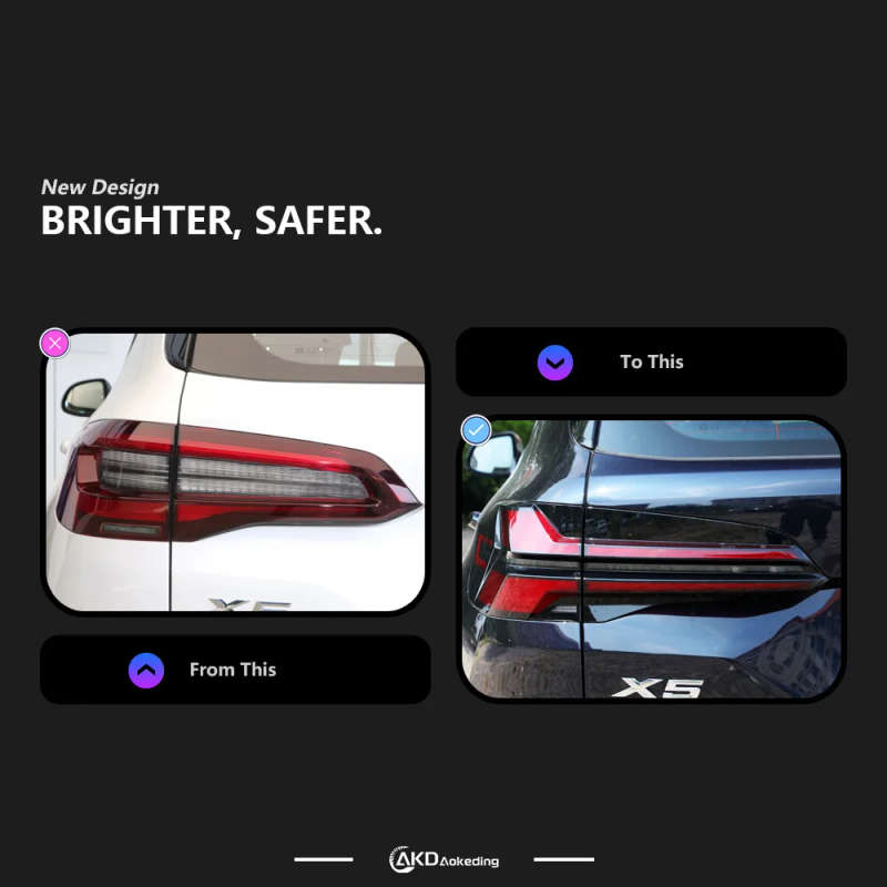 Car Lights for BMW X5 G05 Led Tail Light 2018-2022 G05 Rear Lamp DRL Turn Signal Reverse Automotive
