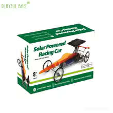 Solar Powered Racing Car Children Science DIY Production Puzzle Electric Technology Toys Mechanical