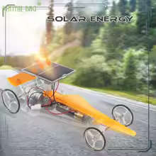 Solar Powered Racing Car Children Science DIY Production Puzzle Electric Technology Toys Mechanical