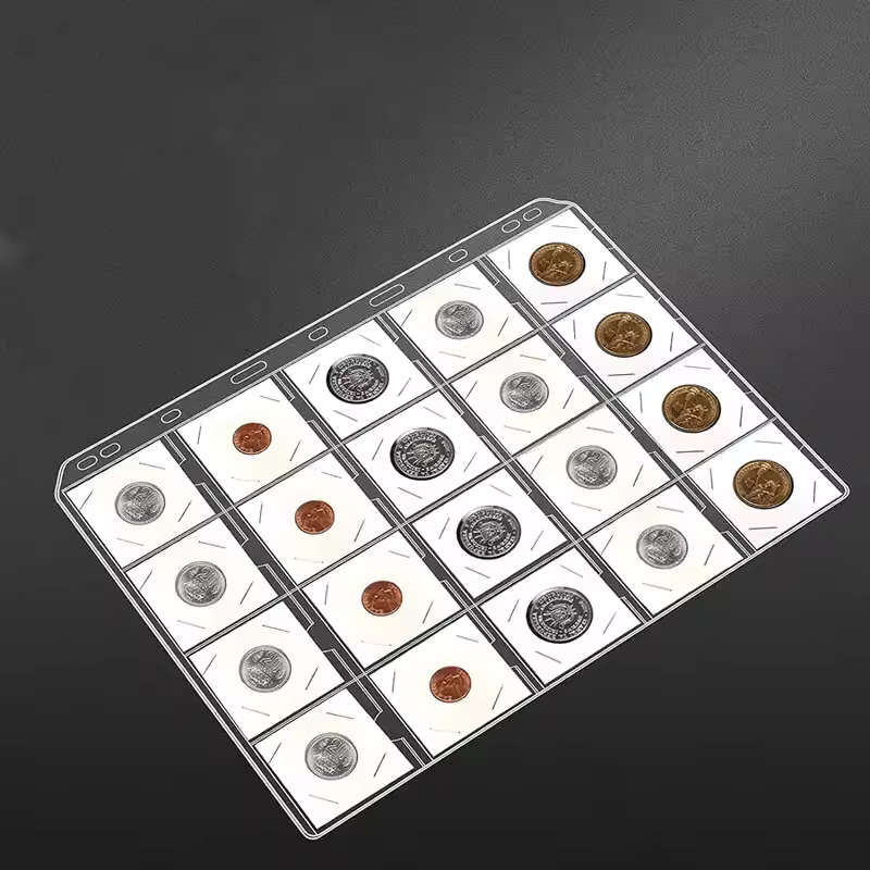 20 POCKET COIN ALBUM PAGE
