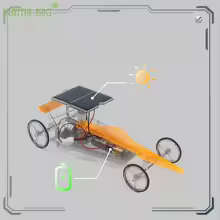 Solar Powered Racing Car Children Science DIY Production Puzzle Electric Technology Toys Mechanical