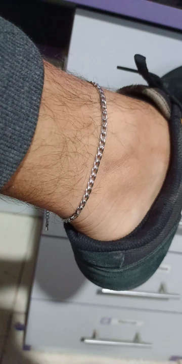 Retail Price R650 Stainless Chain Anklets SILVER COLOUR 4mm Width- DO NOT FADE