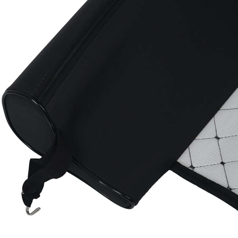 2X Automobile Seat Leather Leg Pad Support Extension Mat Soft Foot Leg Leather Cushion Knee Pad