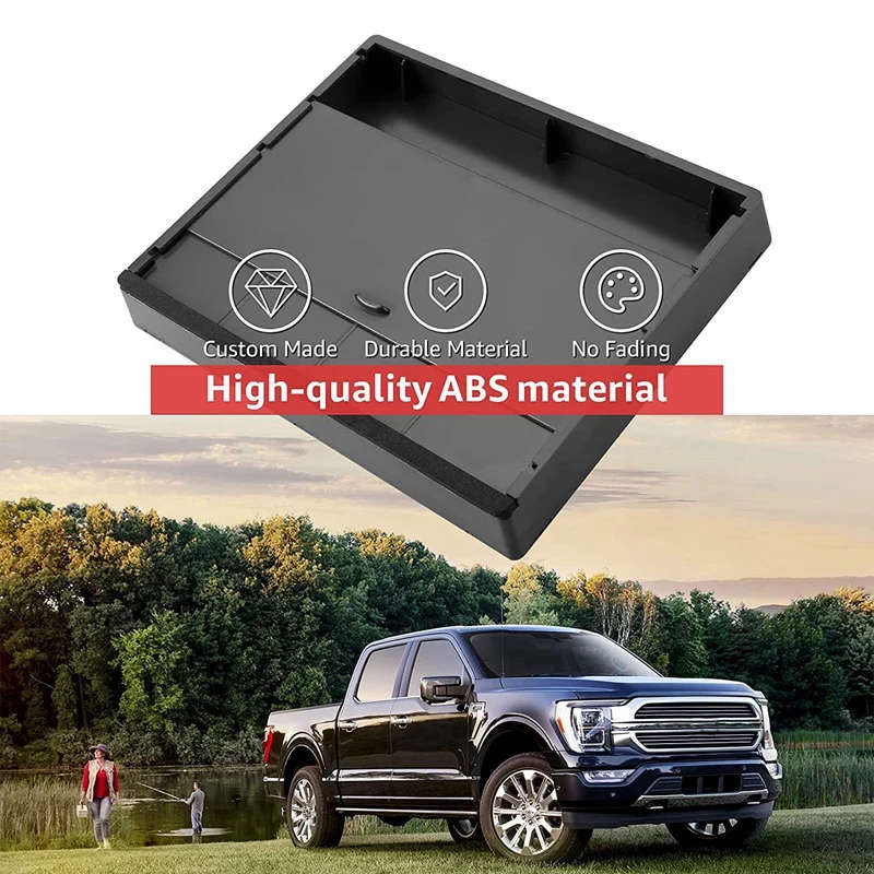 Center Console Organizer Fit for 2021 Ford F150 F-150 Armrest  Storage Box Tray