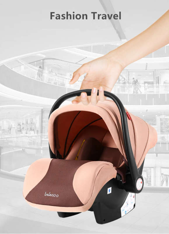 BELECOO  KHAKHI BABY CAR SEAT