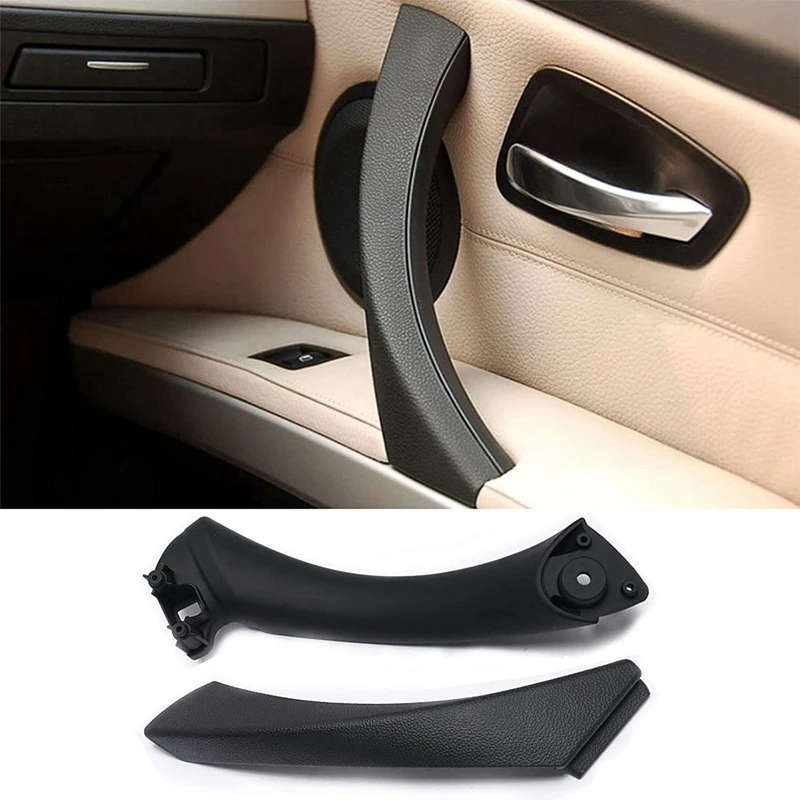 Right Side Inner Door Panel Handle Pull Outer Trim Cover for -BMW E90 3-Series 2004-2012