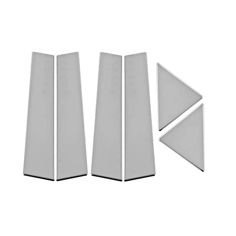 6PCS Chrome Window Pillar Post Trim for Chrysler 300 300C 2005-2010