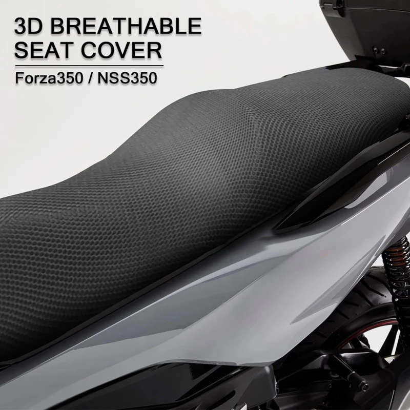 For Honda Forza350 NSS350 Forza NSS 350 Motorcycle 3D Mesh Net Rear Seat Cover Seat
