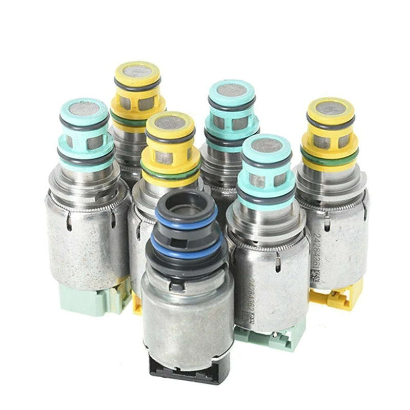 7Pcs Transmission Solenoid 6T45E 6T40E Kit for Chevrolet Cruze Equinox Pontiac G6 Sport