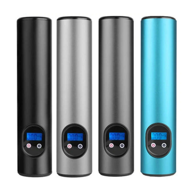 Portable Multifunction Car Bike Wireless Inflatable Pump, Blue color