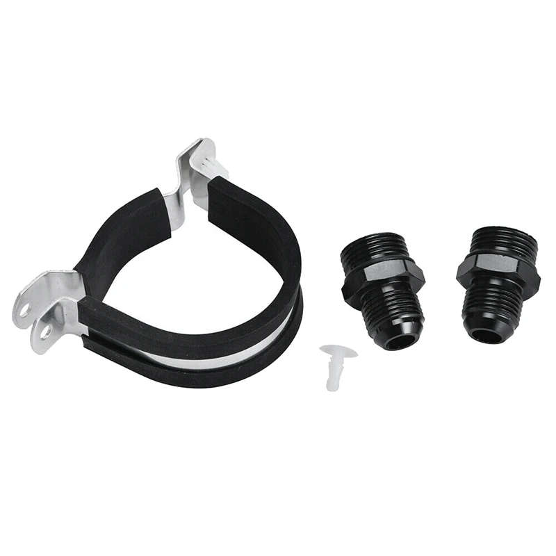 Inline Fuel Filter E85 Ethanol Inlet 8 an Outlet Bracket 100 Micrometre Elements