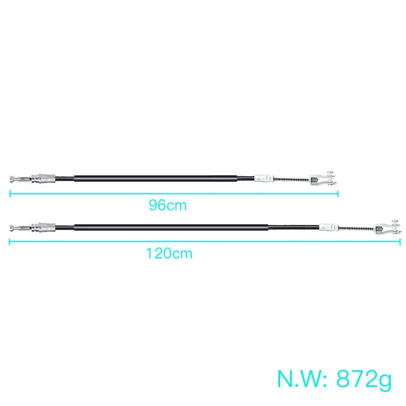 Brake Cable Set for Passengers and Drivers Compatible for EZGO (94+) TXT&Medalist Golf Cart Replaces