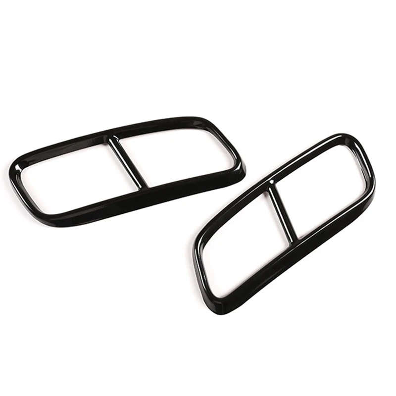Car Stainless Steel Rear Exhaust Muffler Tail Pipe Cover for Q7 4M 2016-2019